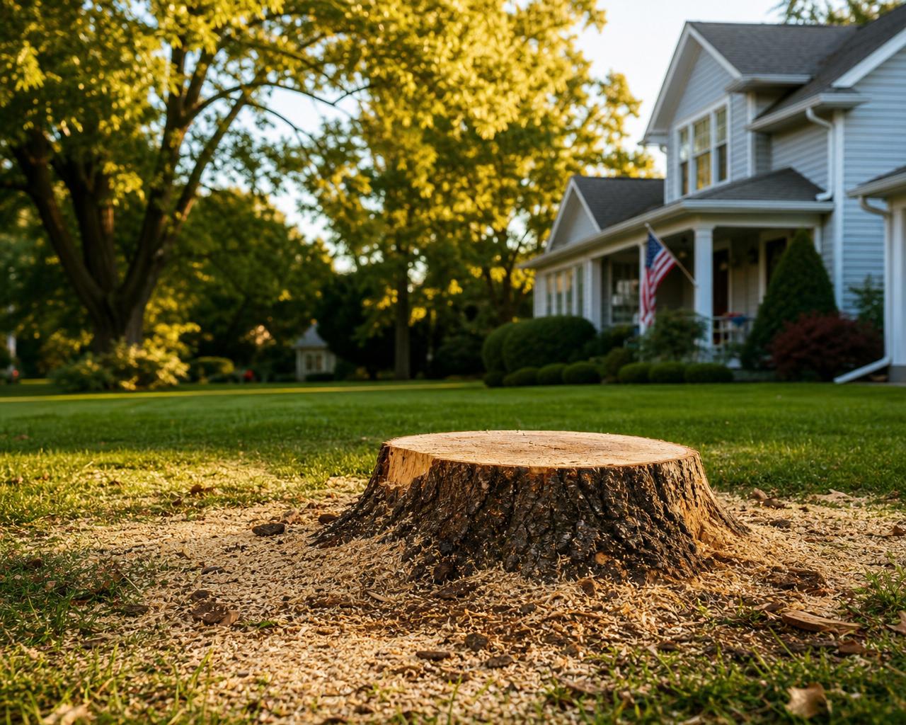 Tree Removal performed by Tree Daddy in a residential property